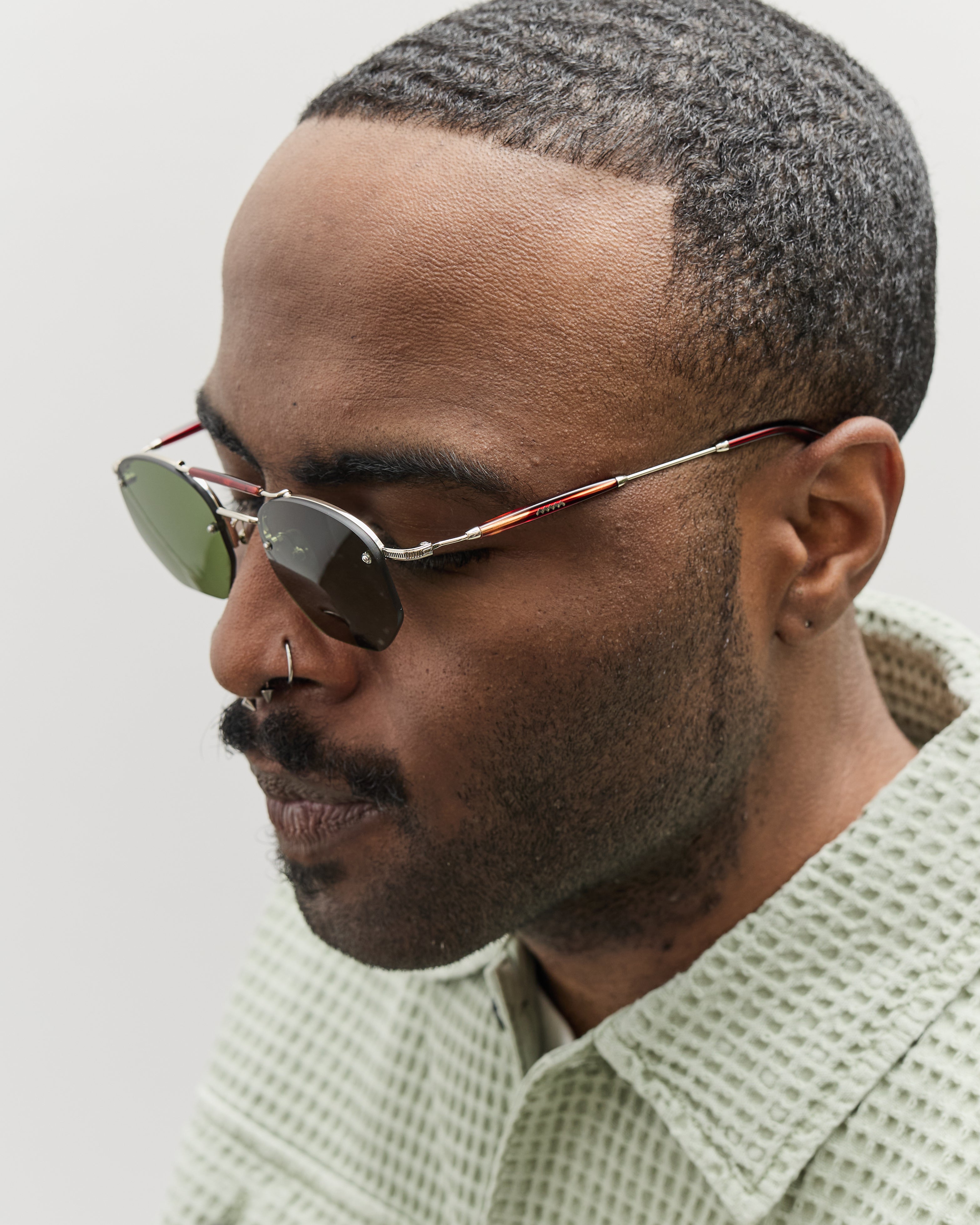 Brain Dead Kaz Post Modern Primitive Eye Protection, Silver