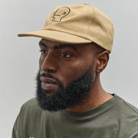 Brain Dead Logohead Hat, Ochre