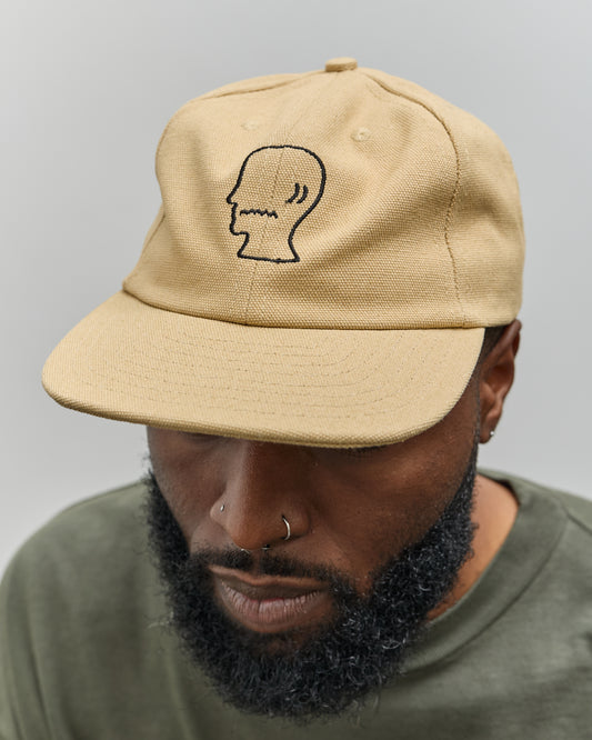 Brain Dead Logohead Hat, Ochre