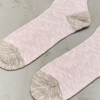 Brain Dead Marled Logohead Socks, Pink