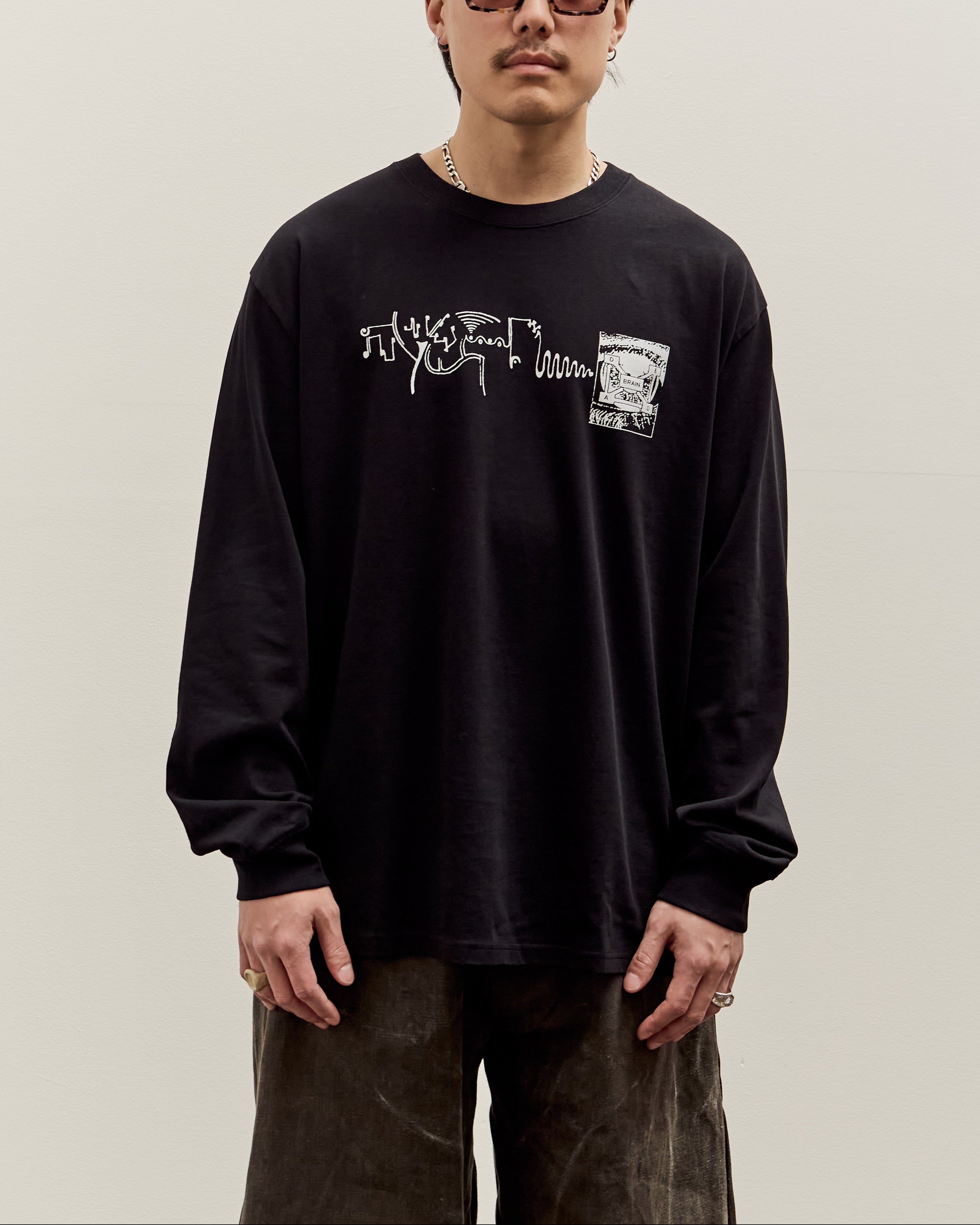 Multi Vision Long Sleeve T-Shirt, Black – Glasswing