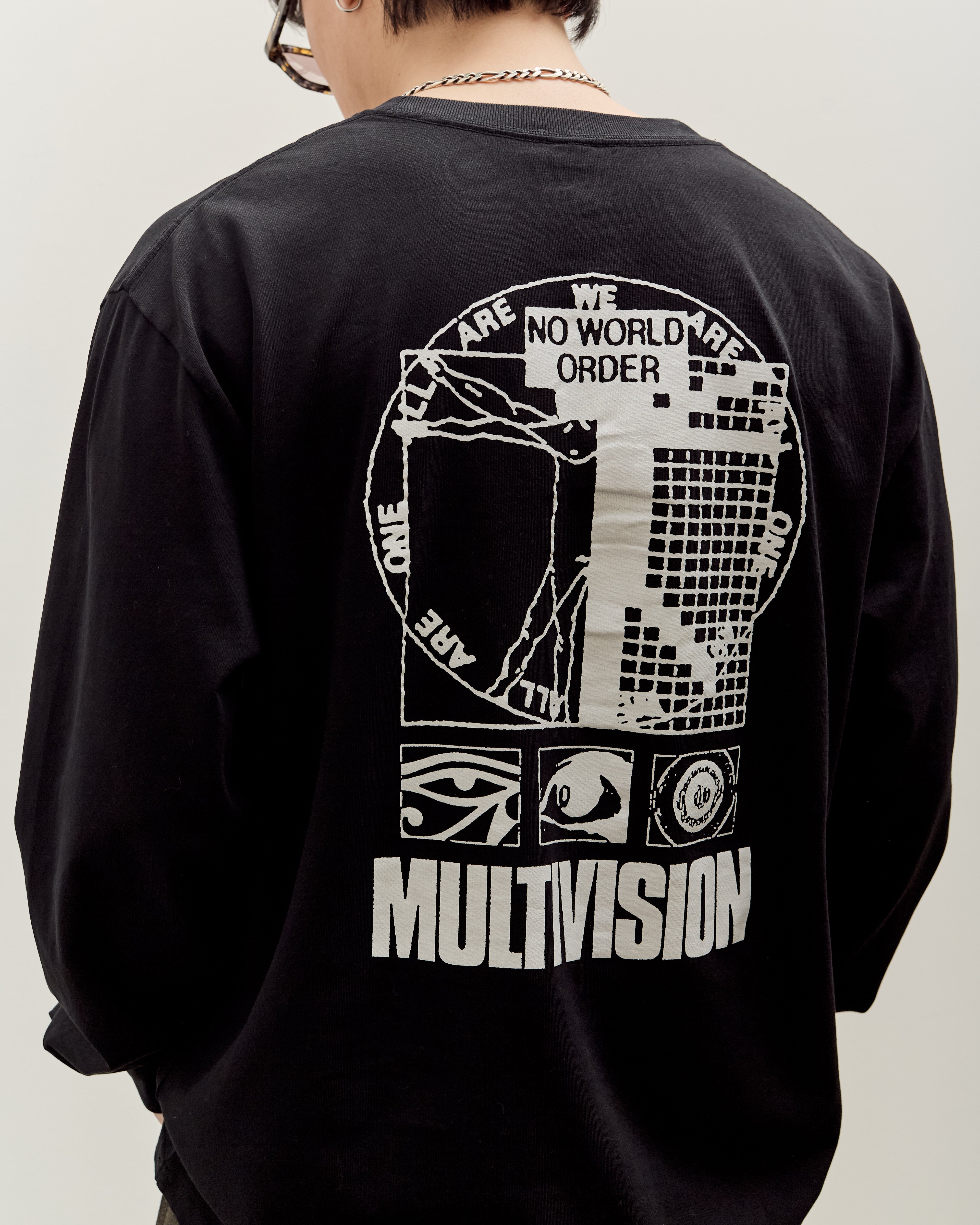 Multi Vision Long Sleeve T-Shirt, Black – Glasswing