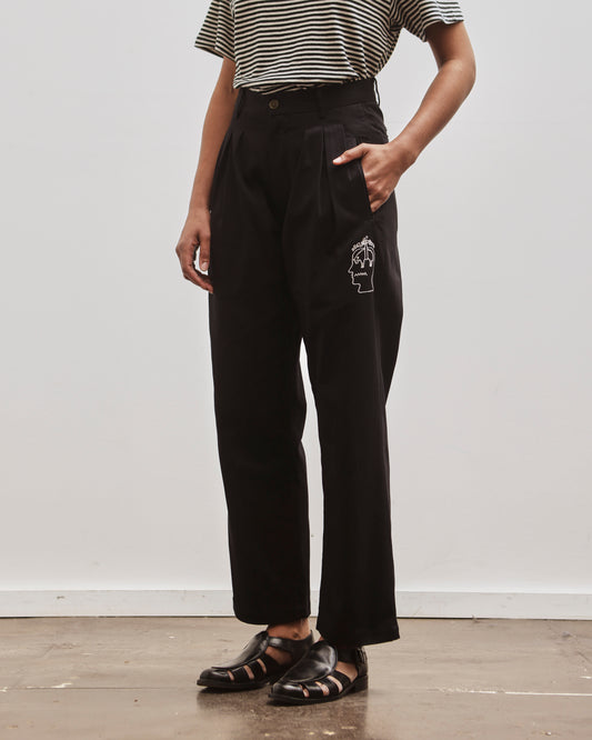 Brain Dead x Brooks Brothers Pleated Chino Trouser, Black