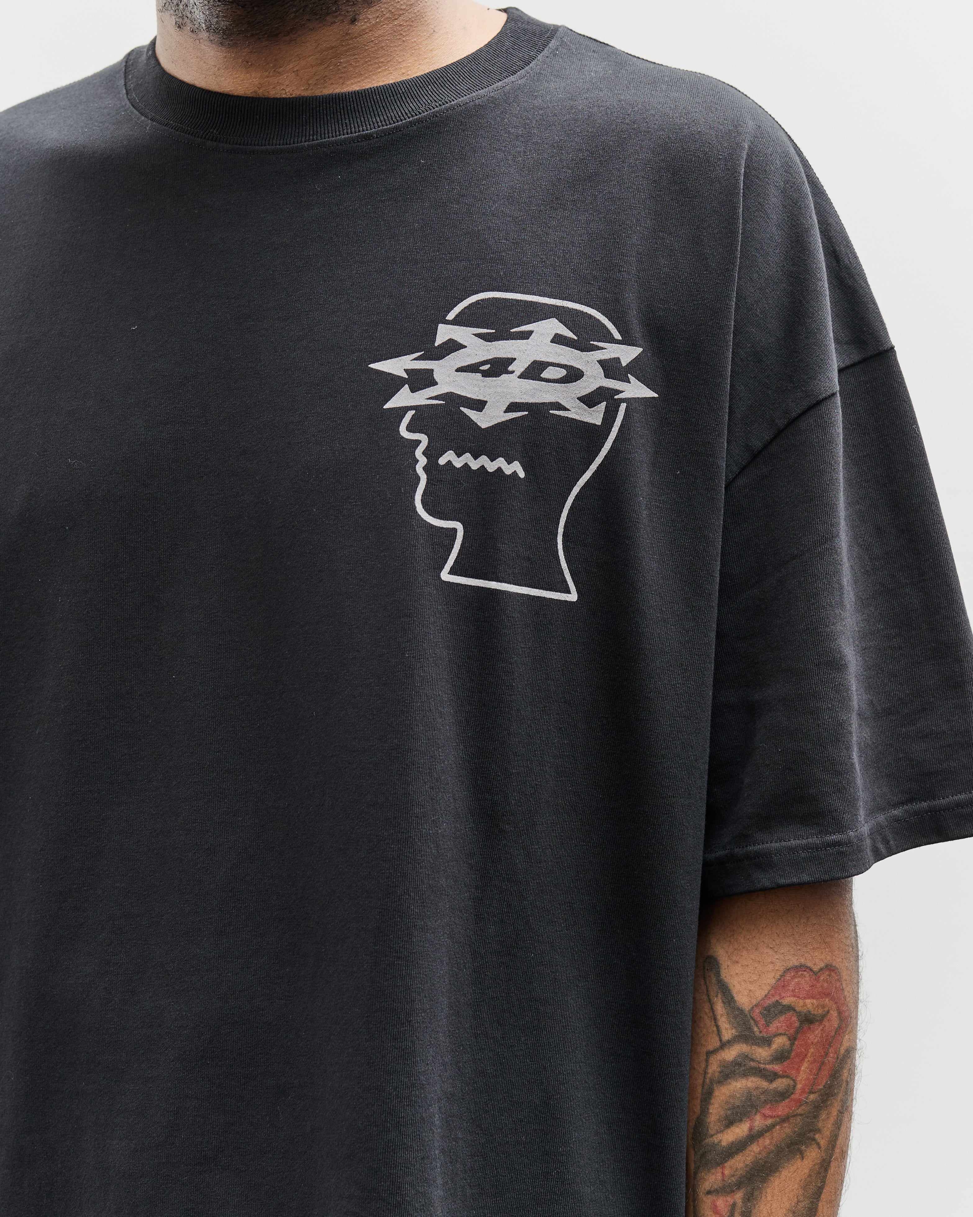 Brain Dead Unisex Neuro Free Association T-Shirt, Black