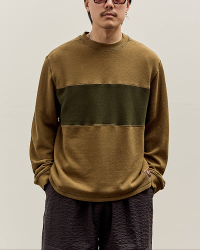 Brain Dead Thermal Long Sleeve, Olive