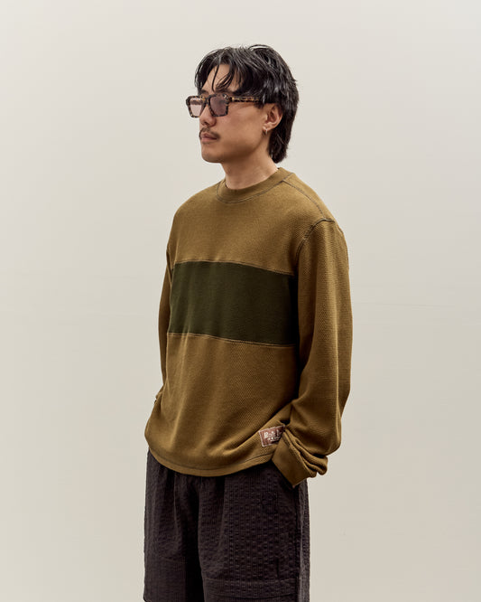 Brain Dead Thermal Long Sleeve, Olive