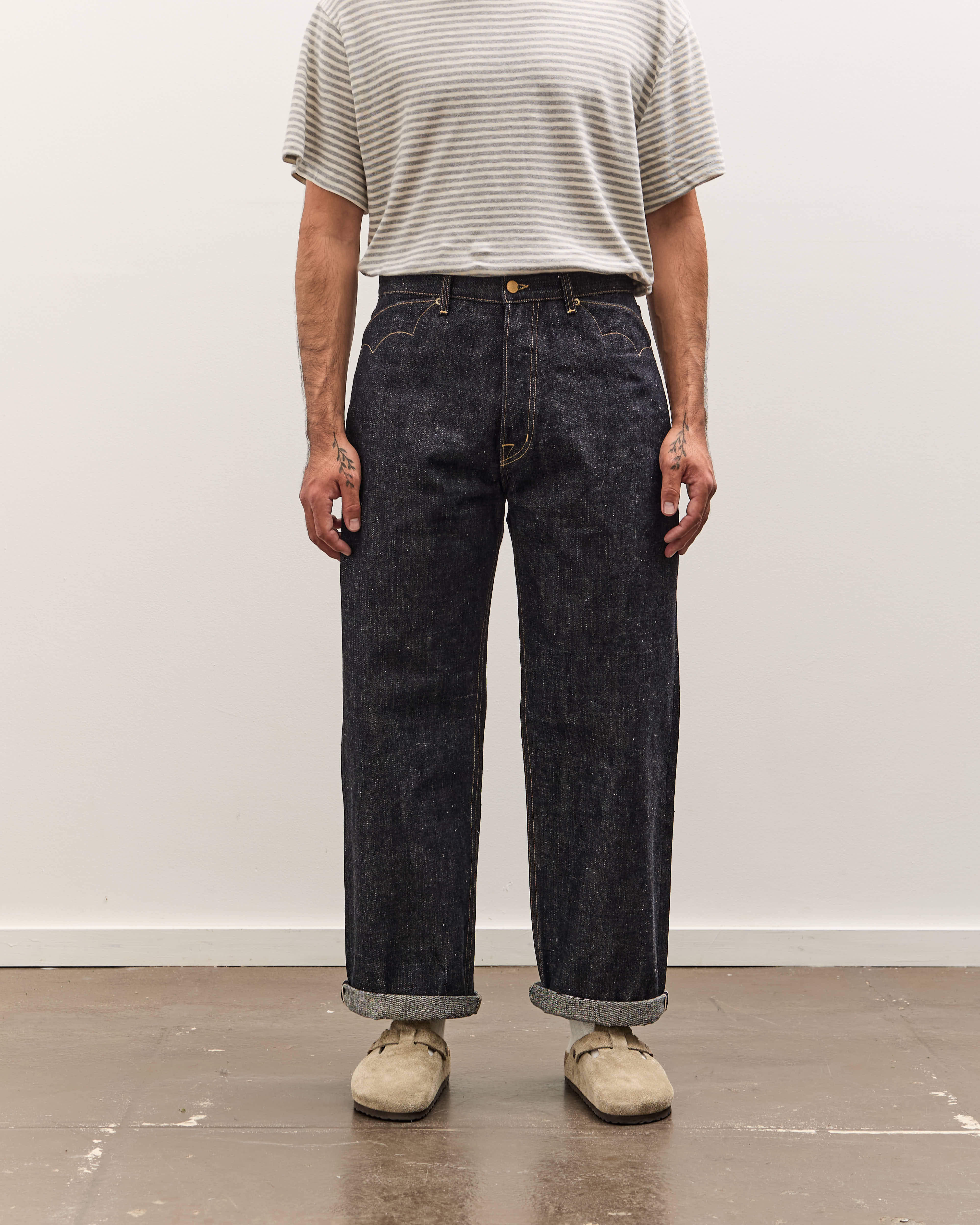 Brain Dead Type 00: 15.5 oz Denim, Indigo – Glasswing