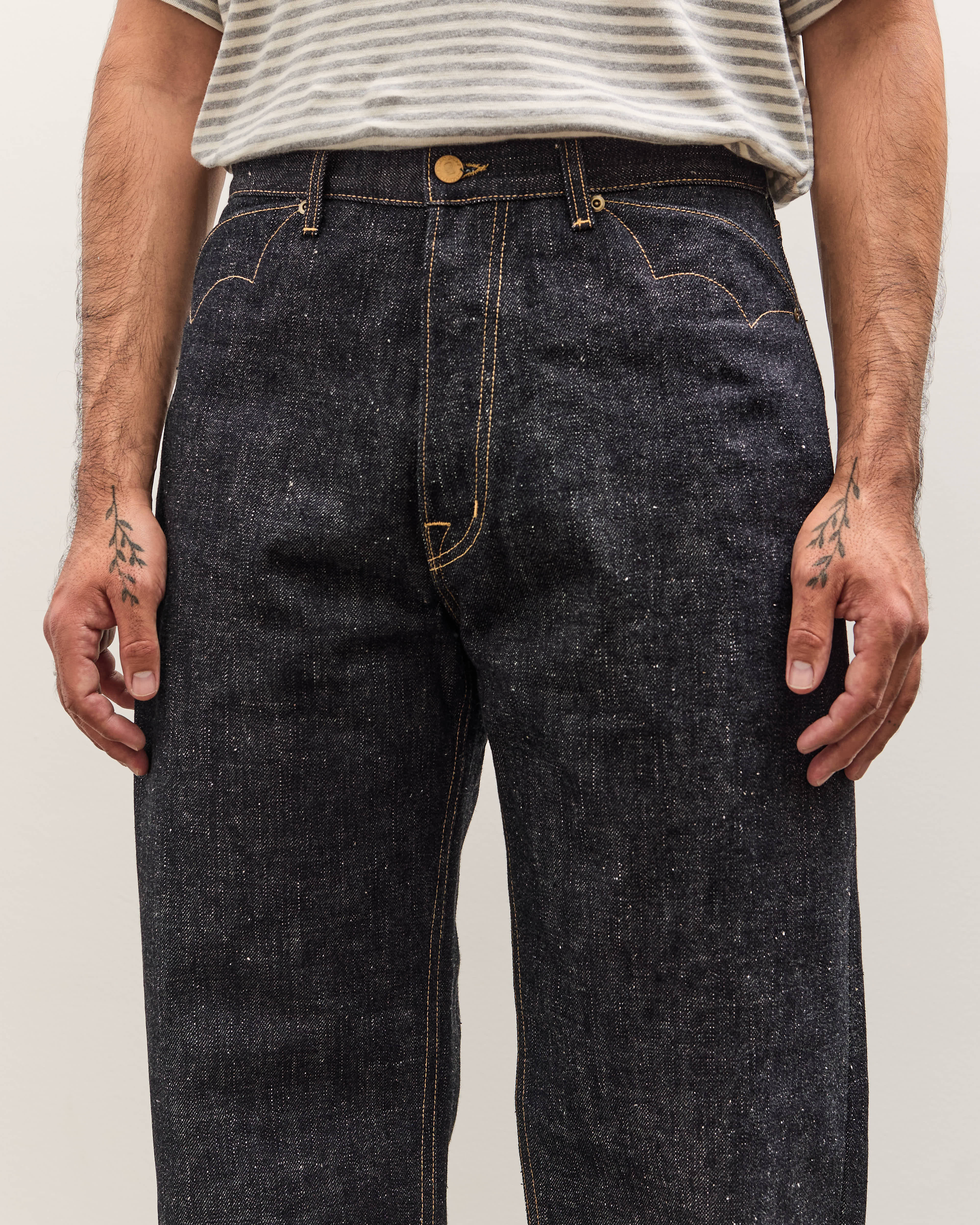 Brain Dead Type 00: 15.5 oz Denim, Indigo – Glasswing