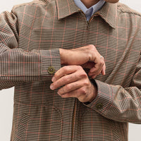 Brain Dead x Brooks Brothers Houndstooth Harrington Jacket, Tan