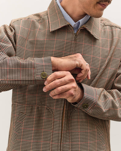 Brain Dead x Brooks Brothers Houndstooth Harrington Jacket, Tan