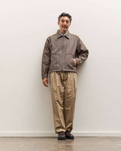 Brain Dead x Brooks Brothers Houndstooth Harrington Jacket, Tan