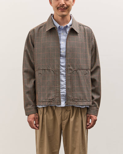 Brain Dead x Brooks Brothers Houndstooth Harrington Jacket, Tan