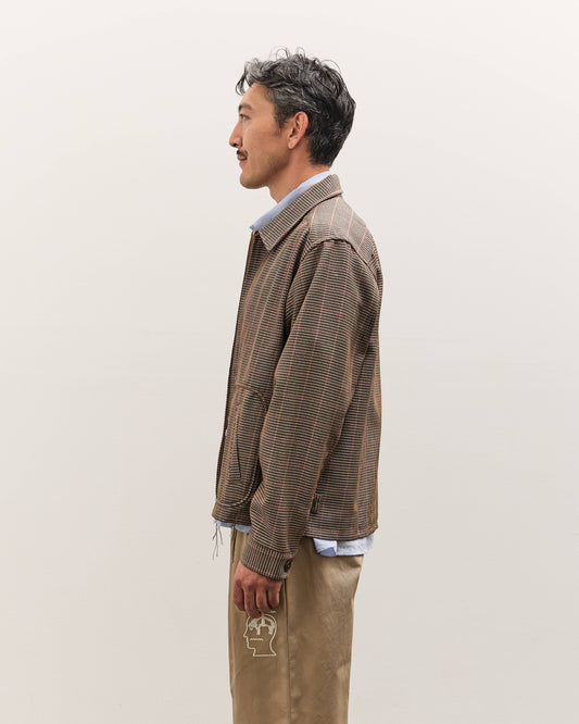 Brain Dead x Brooks Brothers Houndstooth Harrington Jacket, Tan