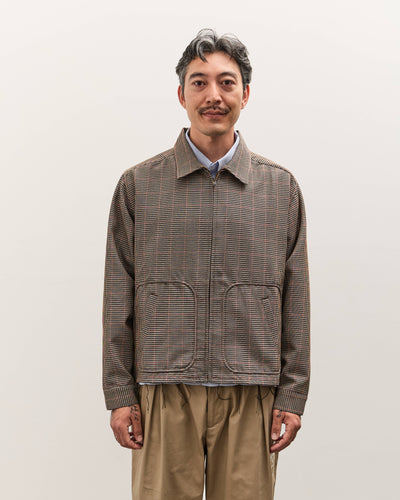 Brain Dead x Brooks Brothers Houndstooth Harrington Jacket, Tan