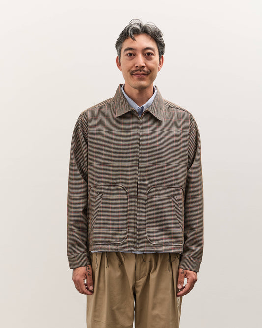 Brain Dead x Brooks Brothers Houndstooth Harrington Jacket, Tan