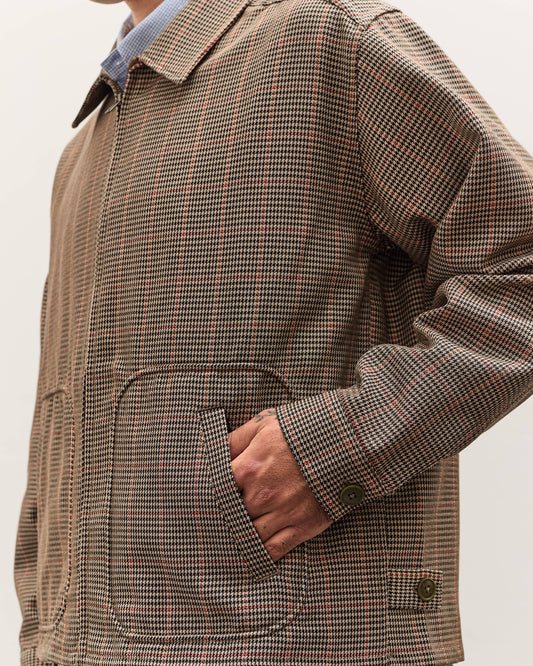 Brain Dead x Brooks Brothers Houndstooth Harrington Jacket, Tan