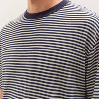 Brain Dead X Brooks Brothers Loose Knit Striped T-Shirt, Navy