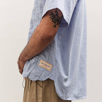 Brain Dead x Brooks Brothers Puckered Short Sleeve Pullover Shirt, Light Blue