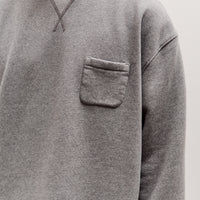 Brain Dead Boxy French Terry Sweatshirt Unisex, Heather Grey
