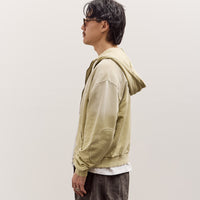 Brain Dead Padded Elbow Zip-Up Hoodie, Sand