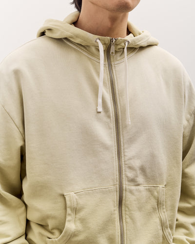 Brain Dead Padded Elbow Zip-Up Hoodie, Sand
