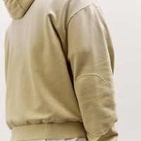 Brain Dead Padded Elbow Zip-Up Hoodie, Sand