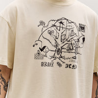 Brain Dead Oracle T-Shirt, Natural