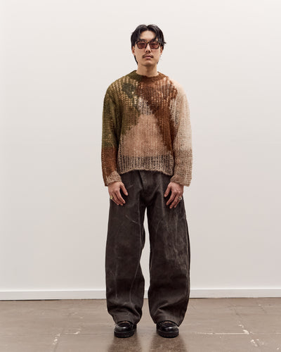 Brain Dead Organic Threadbare Sweater Unisex, Avocado