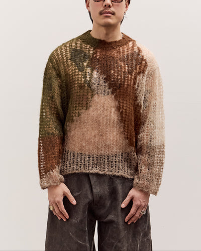 Brain Dead Organic Threadbare Sweater Unisex, Avocado