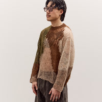 Brain Dead Organic Threadbare Sweater Unisex, Avocado