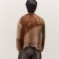 Brain Dead Organic Threadbare Sweater Unisex, Avocado