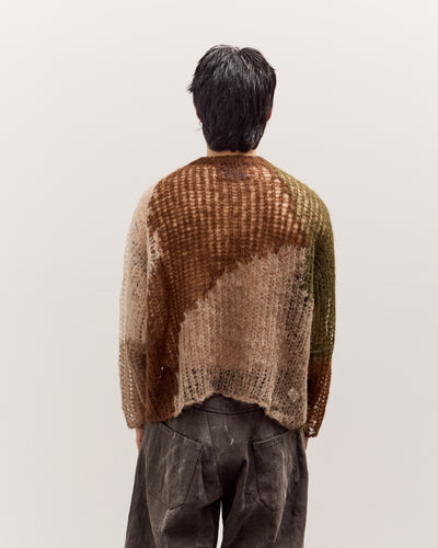 Brain Dead Organic Threadbare Sweater Unisex, Avocado