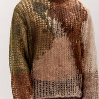 Brain Dead Organic Threadbare Sweater Unisex, Avocado