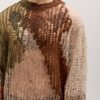 Brain Dead Organic Threadbare Sweater Unisex, Avocado