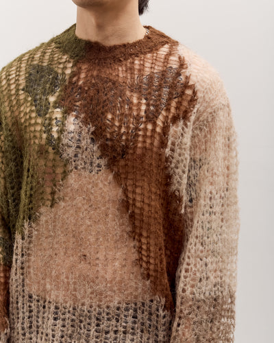 Brain Dead Organic Threadbare Sweater Unisex, Avocado