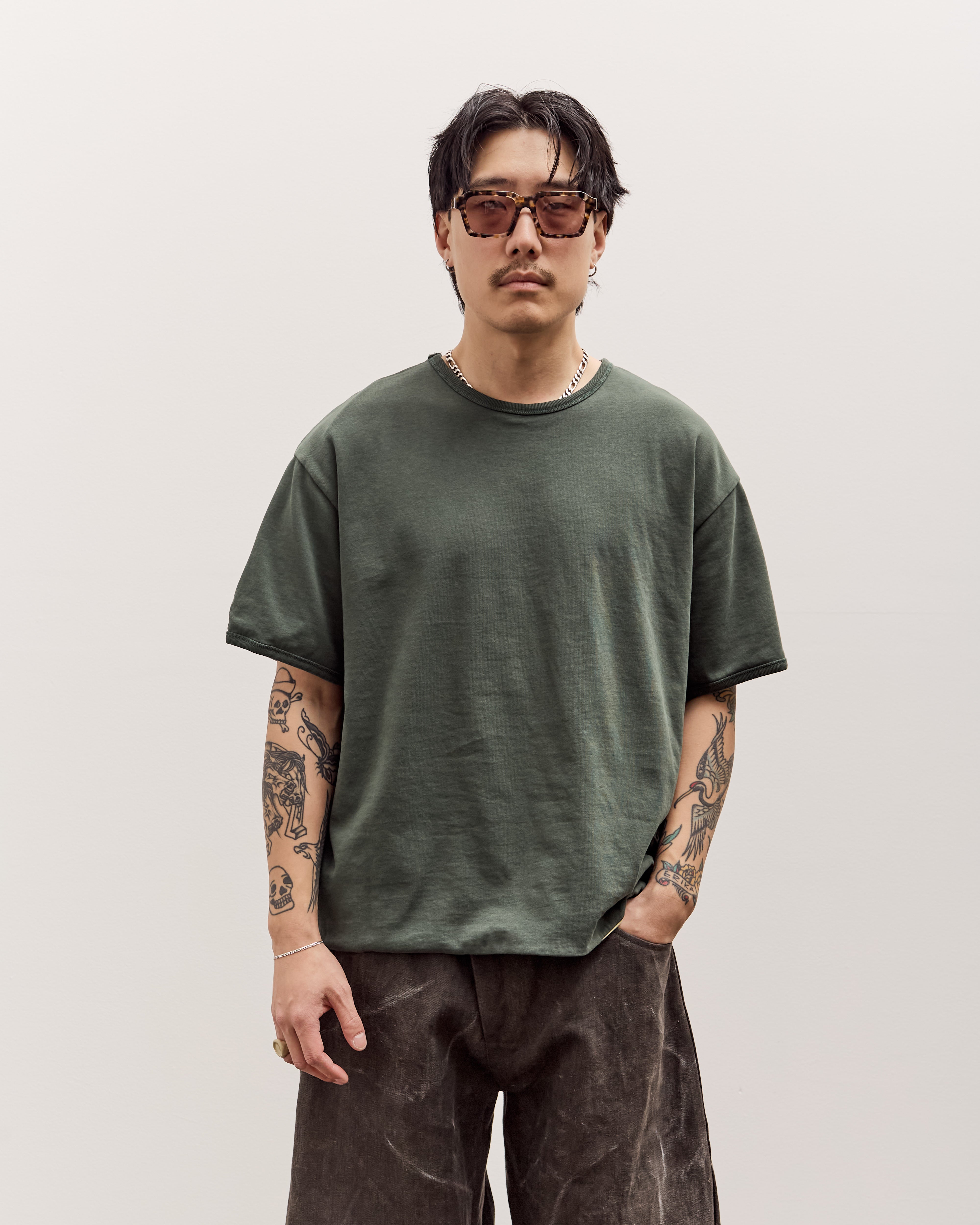 Brain Dead Reversible T-Shirt, Forest – Glasswing