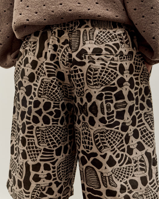 Brain Dead Skull Climber Short, Natural