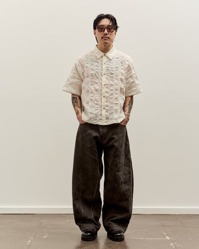 Brain Dead Twisted Piping Shirt , Natural