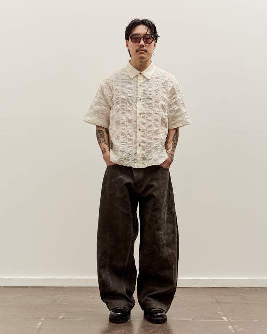 Brain Dead Twisted Piping Shirt , Natural