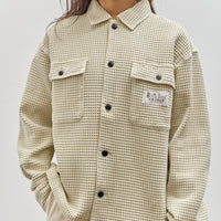 Brain Dead Waffle Button Front Shirt, Tan