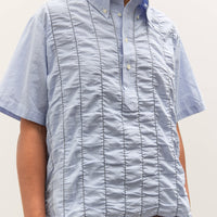 Brain Dead x Brooks Brothers Puckered Short Sleeve Pullover Shirt, Light Blue