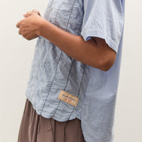 Brain Dead x Brooks Brothers Puckered Short Sleeve Pullover Shirt, Light Blue