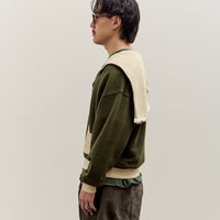 Brain Dead Zip Hoodie, Green