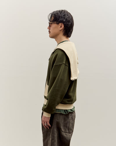 Brain Dead Zip Hoodie, Green