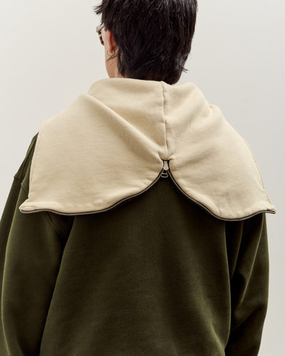 Brain Dead Zip Hoodie, Green