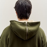 Brain Dead Zip Hoodie, Green