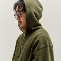 Brain Dead Zip Hoodie, Green