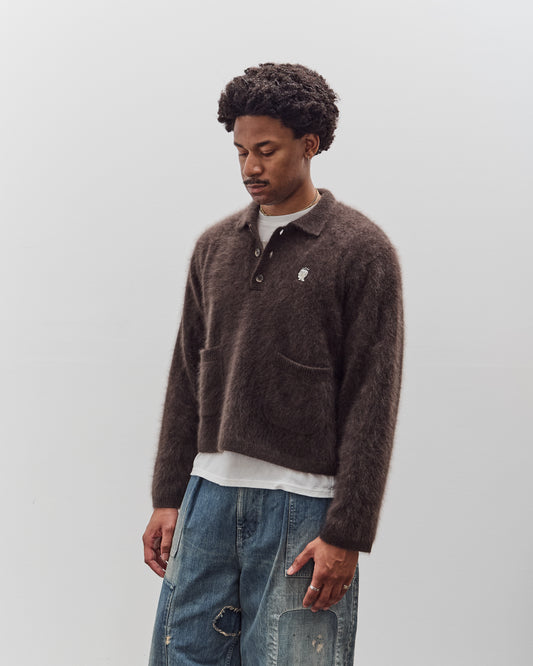 Brain Dead Brooks Brothers California Pullover Sweater, Charcoal