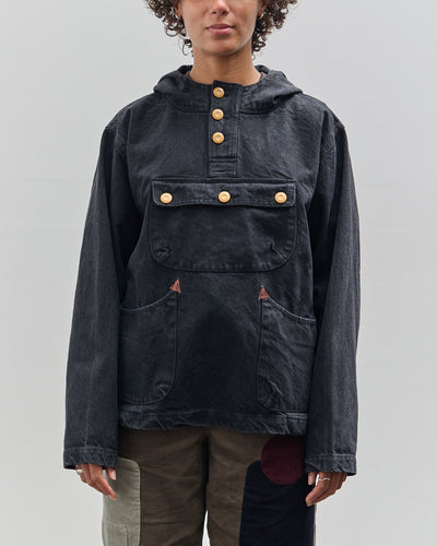 Brain Dead Denim Smock, Black