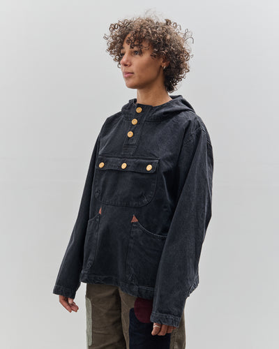 Brain Dead Denim Smock, Black